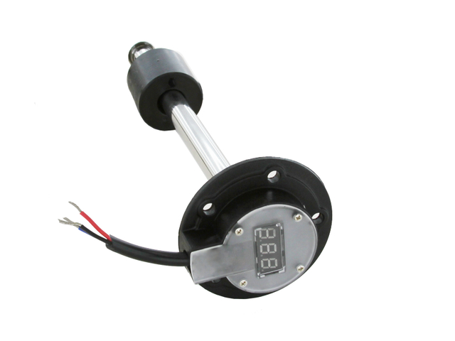 SAE-5 Hole Flange Mount Fuel/Water/Liquid/Oil Tank Level Sensor with Integrated Gauge