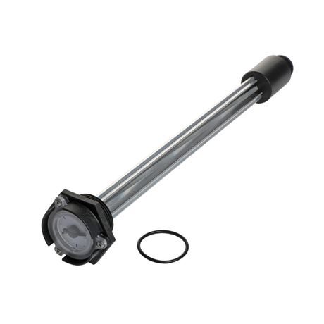 NPT 1 1/2" thread-in 300mm in Length Spiral Content Gauge for Air Compressor