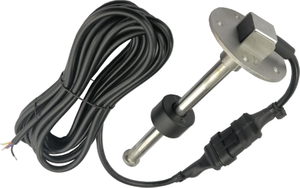 0-190ohm Or 240-33ohm Analog Output 10mm Or 21mm Resolution SAE-5 Hole Flange Mount Level Sensor