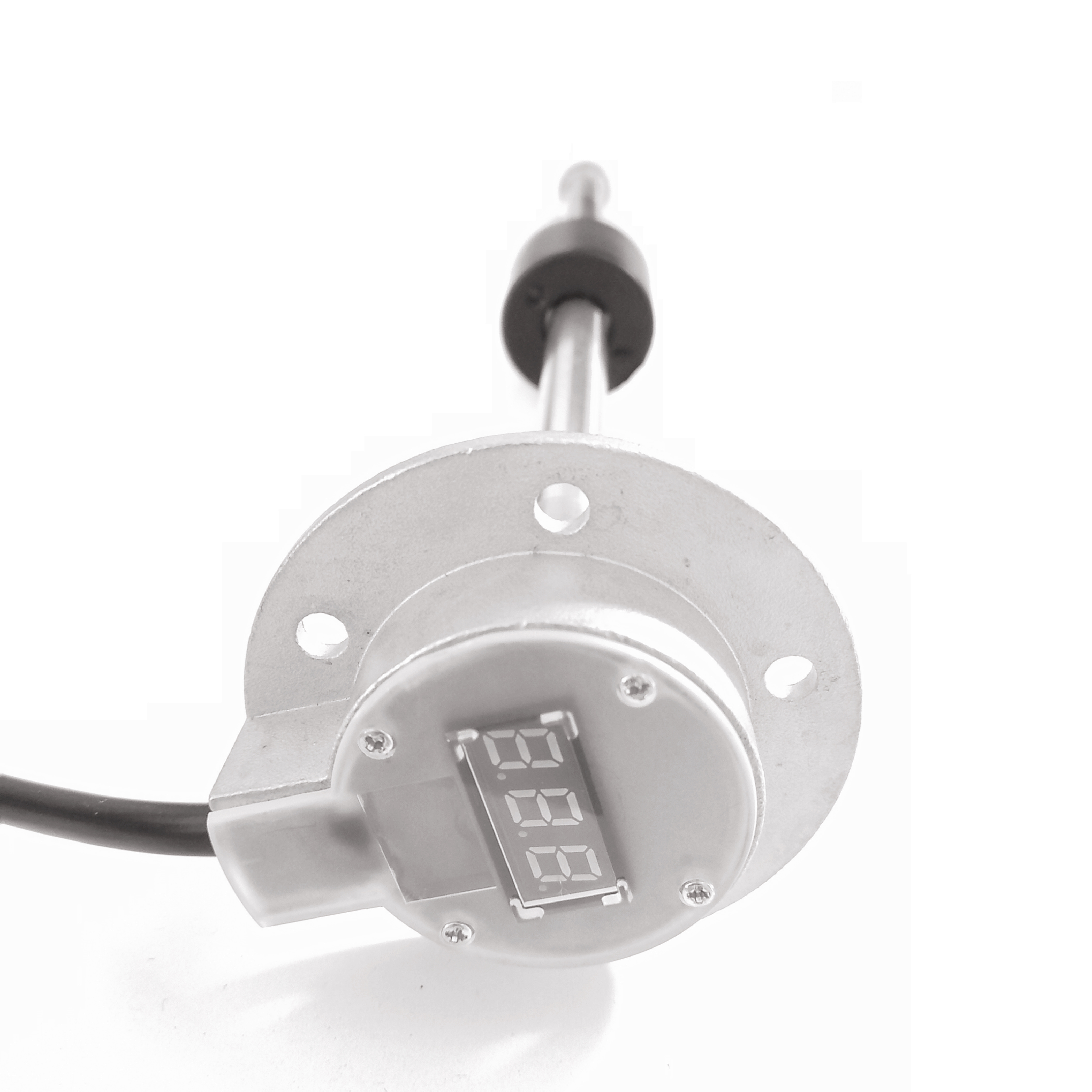 5mm High Resolution 4-20mA Output Stainless Steel Level Sensor Integrated with Level Gauge Display