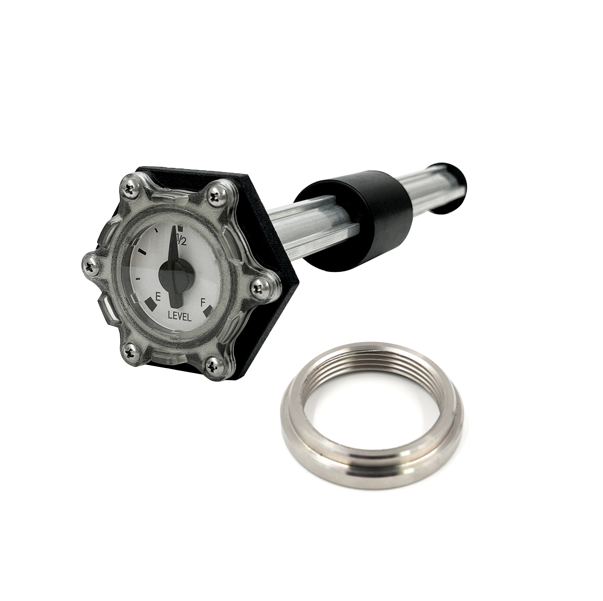 PMGC-200 Thread in Mechanical Spiral Content Level Gauge Meter for Generator/Genset Water/Diesel/Oil/Fuel Tank