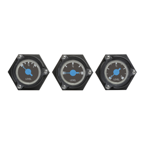NPT 1 1/2" thread-in type mechanical spiral content gauge for small vehicles