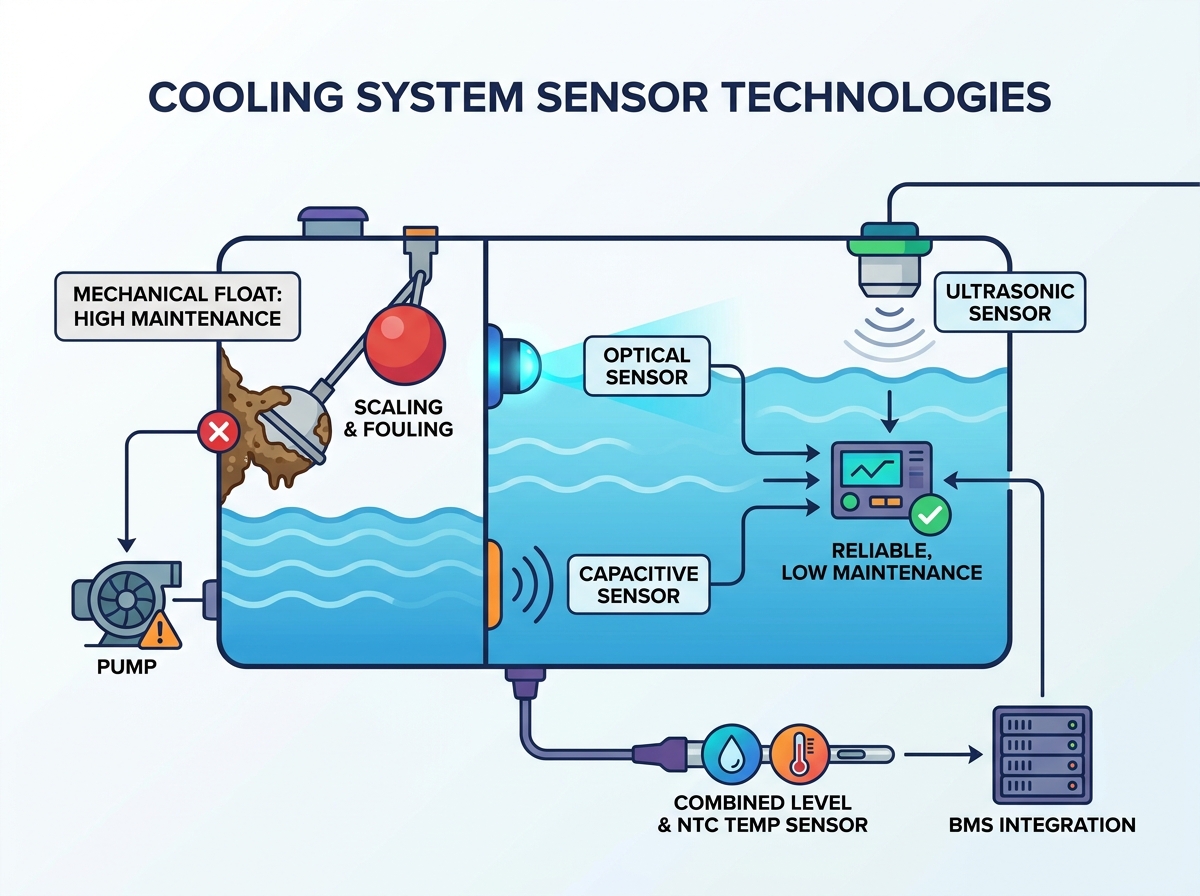 Cooling system sensor installation environment