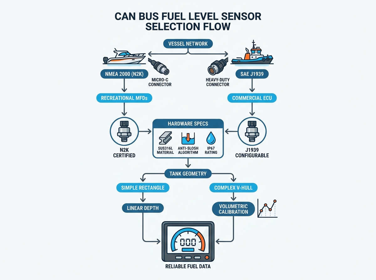 CAN Bus Fuel Level Sensor