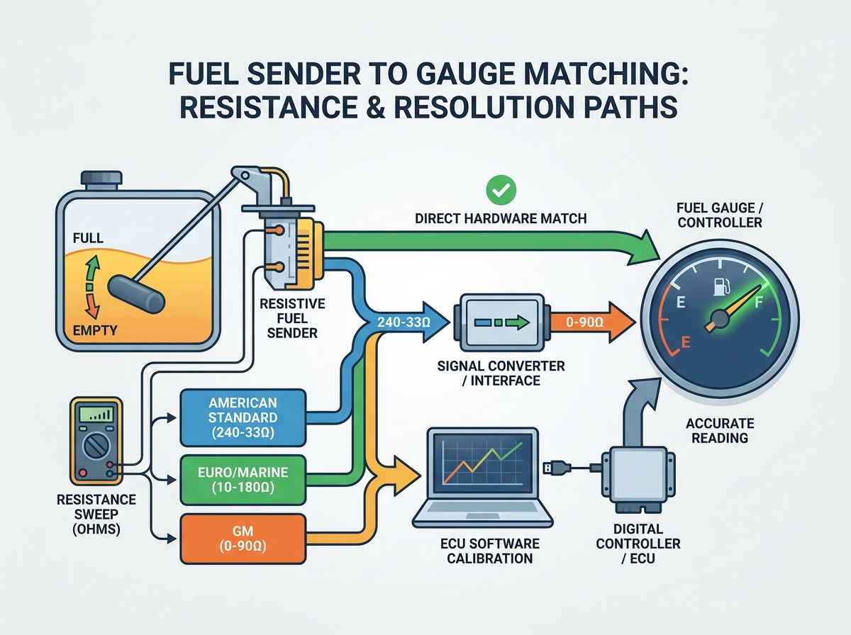 resistive fuel level sender