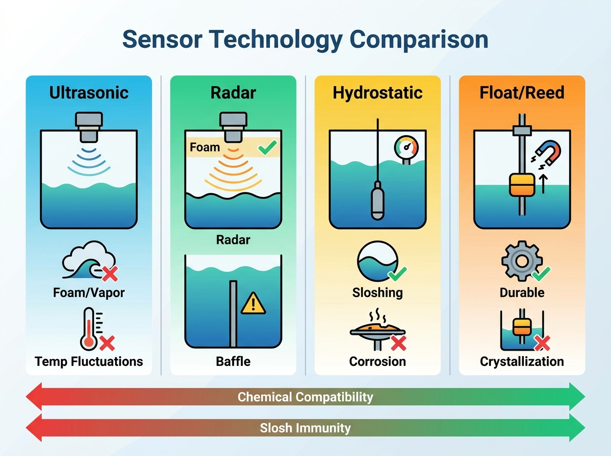 Agricultural Sprayer Tank Level Sensor Application